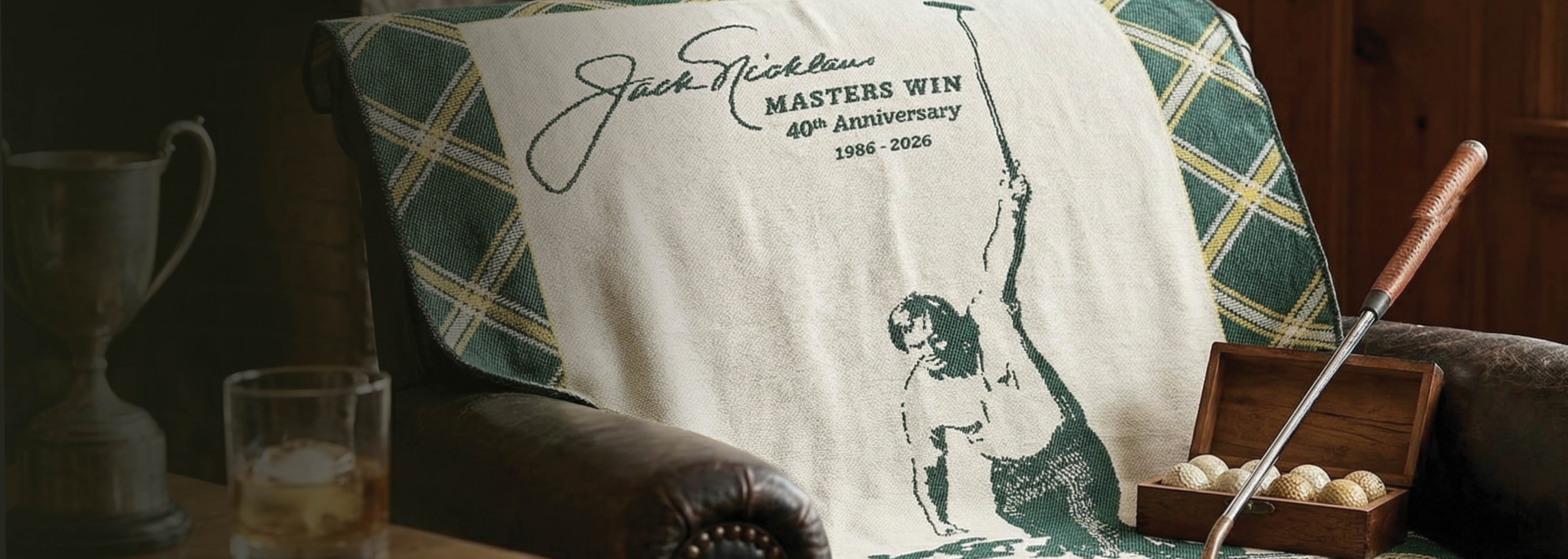 Jack Nicklaus: The 40th Anniversary Limited Edition Throws