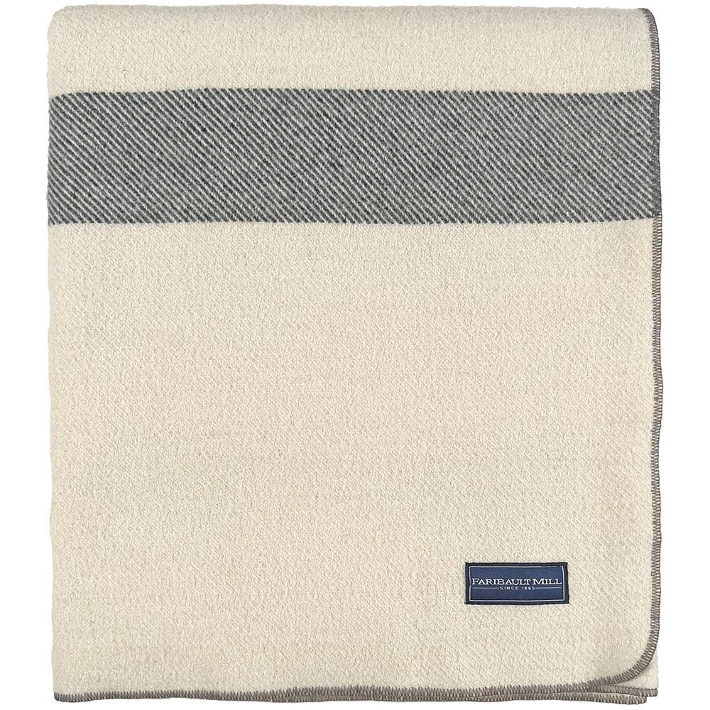 Academy Wool Blanket - Natural active Full group-gallery King machine washable military Queen Stripes Twin