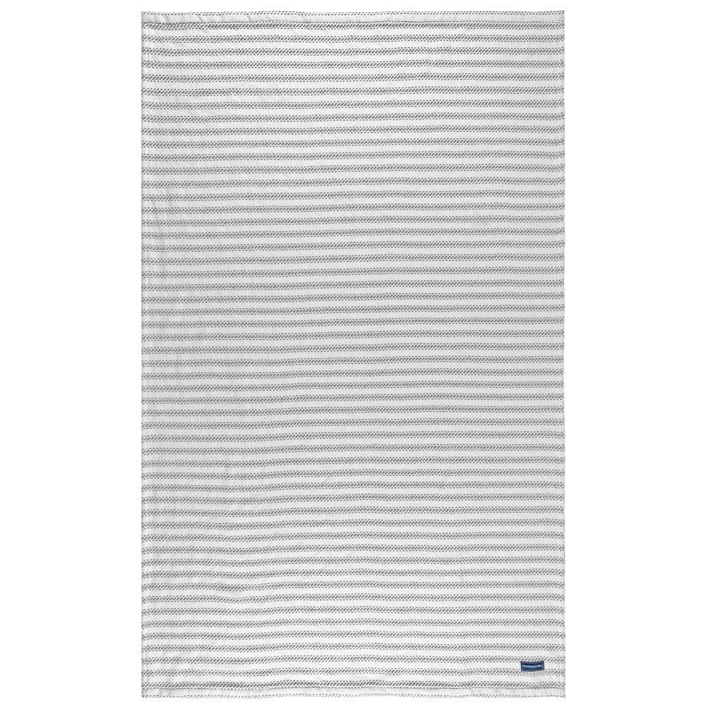 Dockside Cotton Throw - Gray Heather active Current Dockside Cotton Throw group-gallery machine washable Sale Stripes