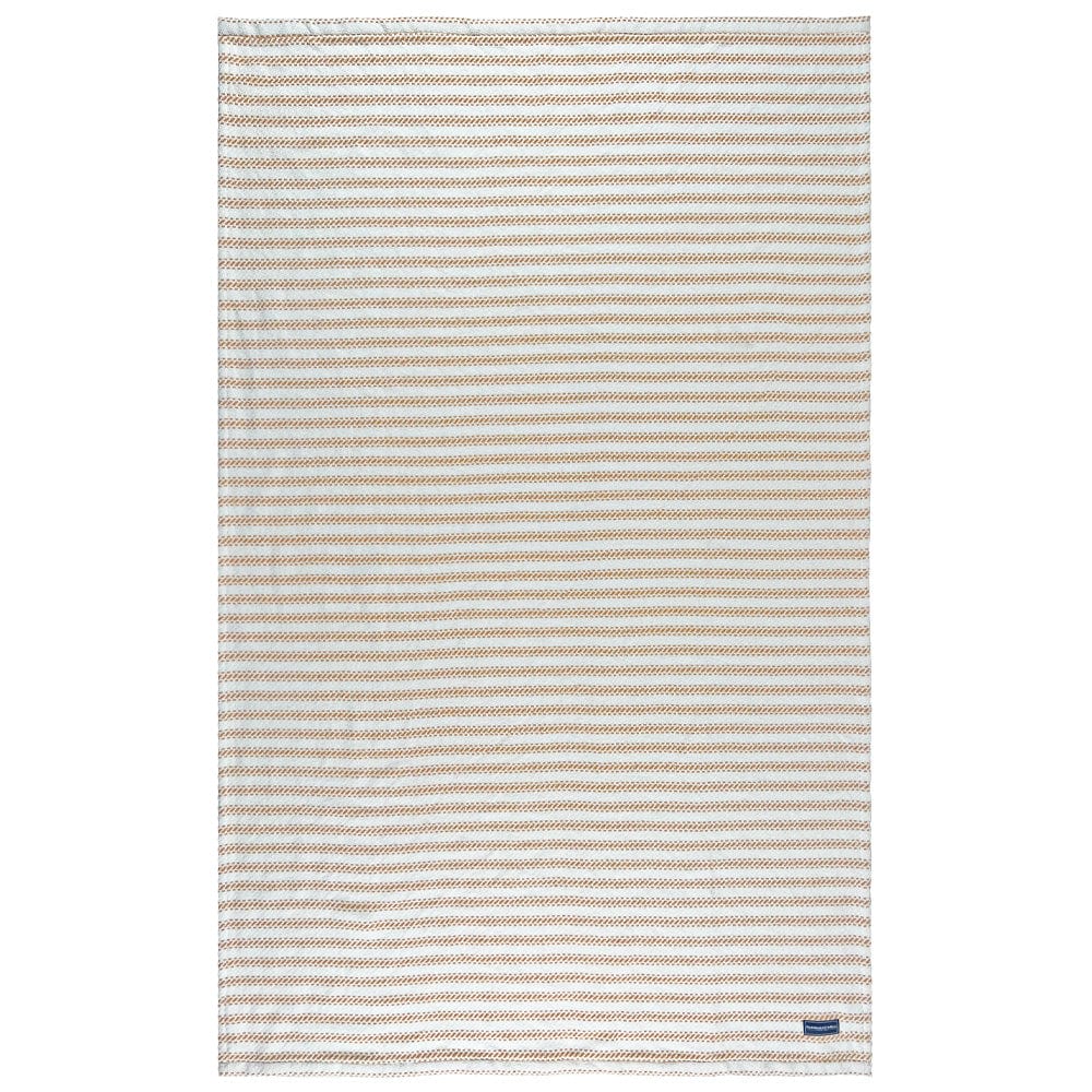 Dockside Cotton Throw - Mustard active Current Dockside Cotton Throw group-gallery machine washable New Lower Price personalization Sale Stripes
