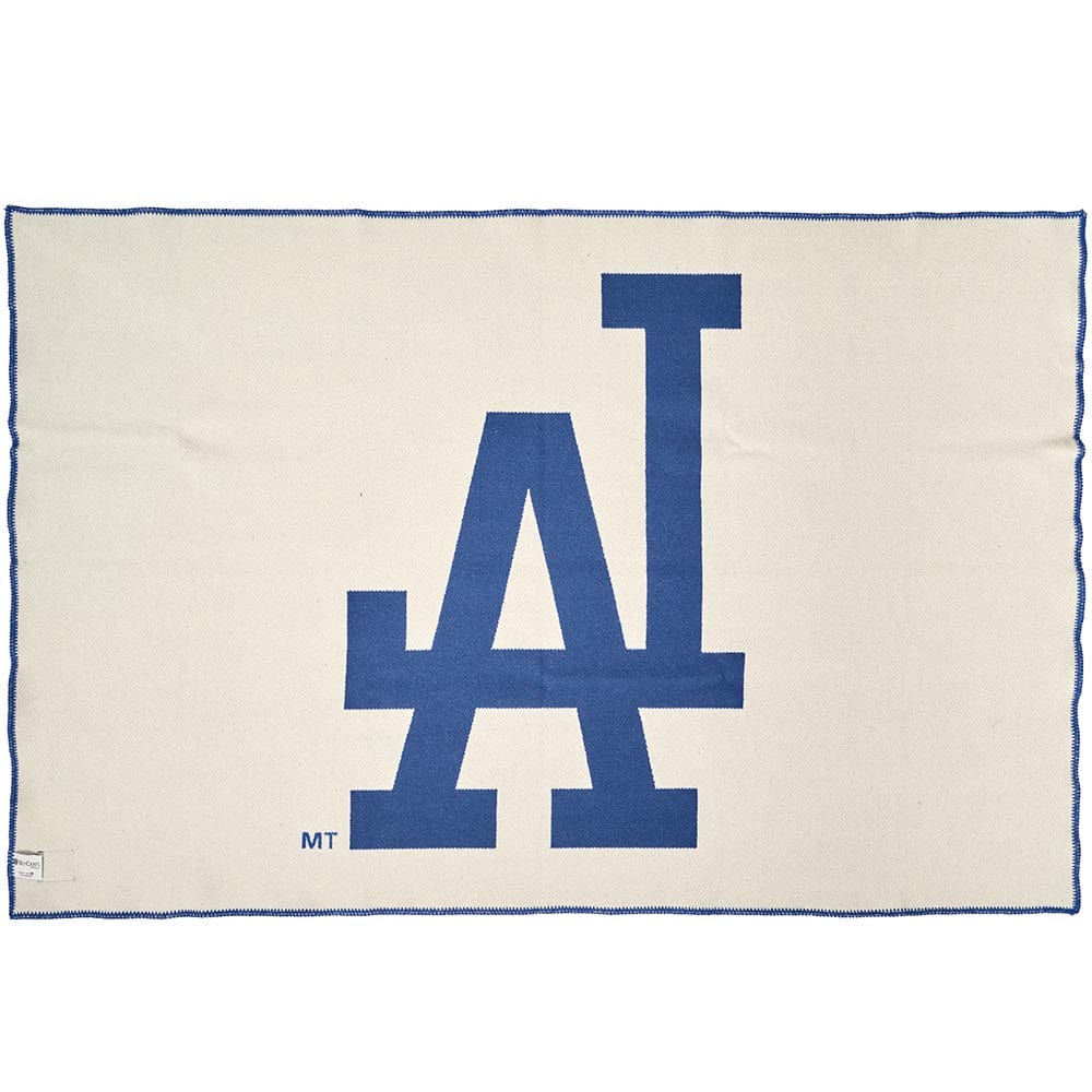 Los Angeles Dodgers Wool Throw Blanket active Current Dry clean or hand wash MLB New Lower Price personalization Sale