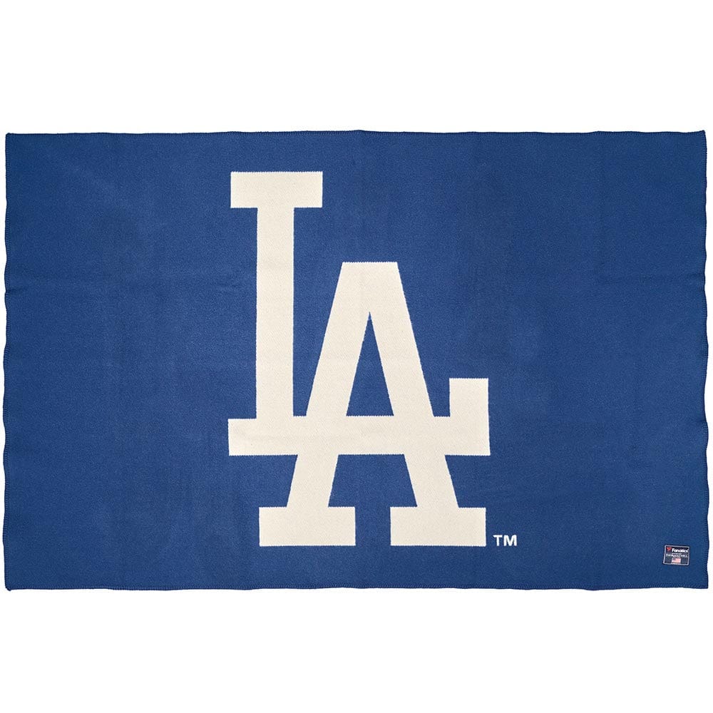 Los Angeles Dodgers Wool Throw Blanket Faribault Mill