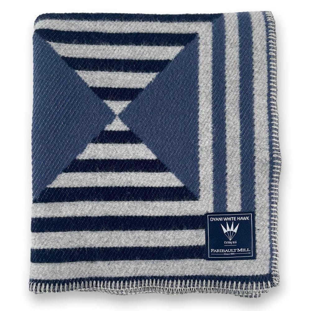 Dyani White Hawk Reflection Wool Throw active Artist Collection Current Dry clean or hand wash Dyani White Hawk Wool Throw Full Price