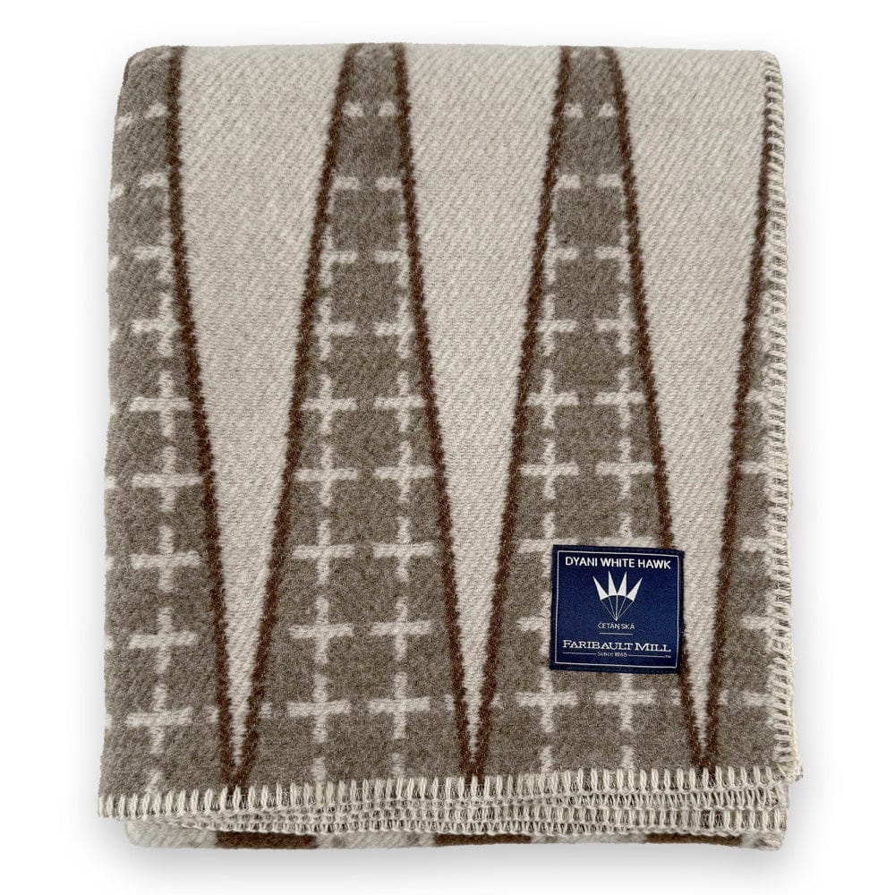 Dyani White Hawk Balance Wool Throw active Artist Collection Current Dry clean or hand wash Dyani White Hawk Wool Throw New Lower Price Sale
