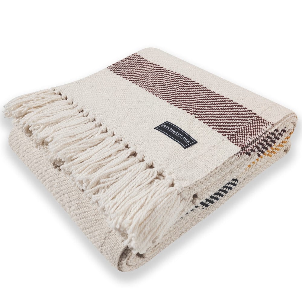 Frontier Cotton Throw active Current Full Price machine washable New Lower Price Stripes