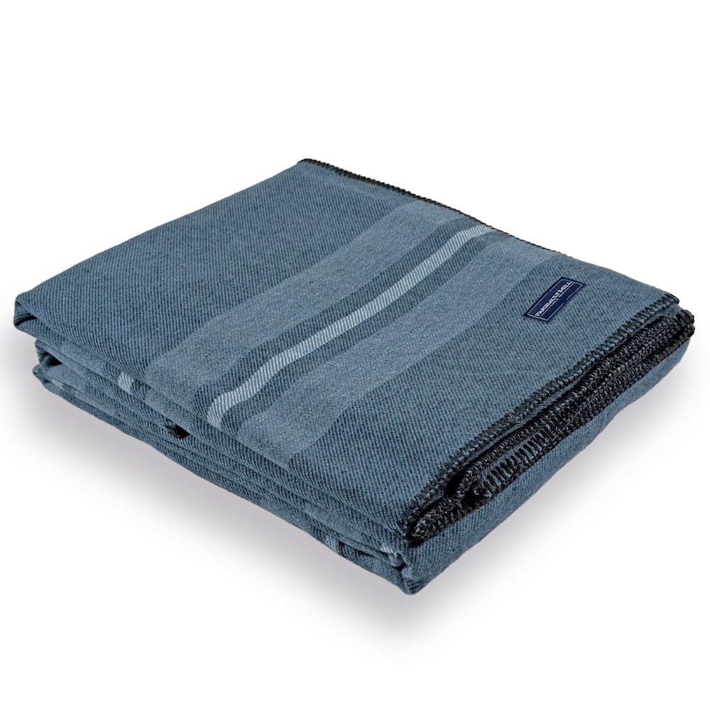 Limited Edition Cabin Wool Blanket - Sky Blue