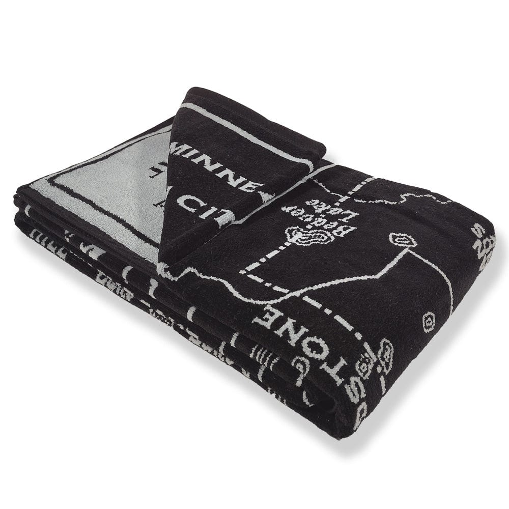Minneapolis-Saint Paul Map Towel active Current machine washable Sale