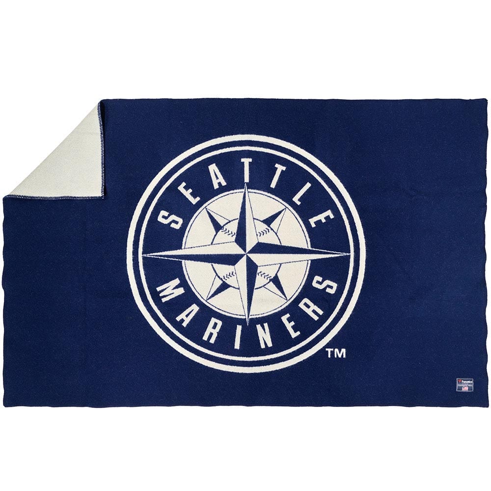 Seattle Mariners Wool Throw Blanket Faribault Mill