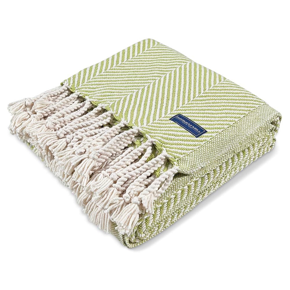 Monhegan Cotton Throw With Fringe active All Throws Best Seller Cotton Throws Current Full Price FWM group-gallery Herringbone Collection Herringbone Throw machine washable personalization Regular Priced Throws