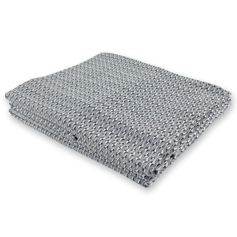 North Star Point Twill Blanket - Blue Current group-gallery Machine Washable north star sustainable