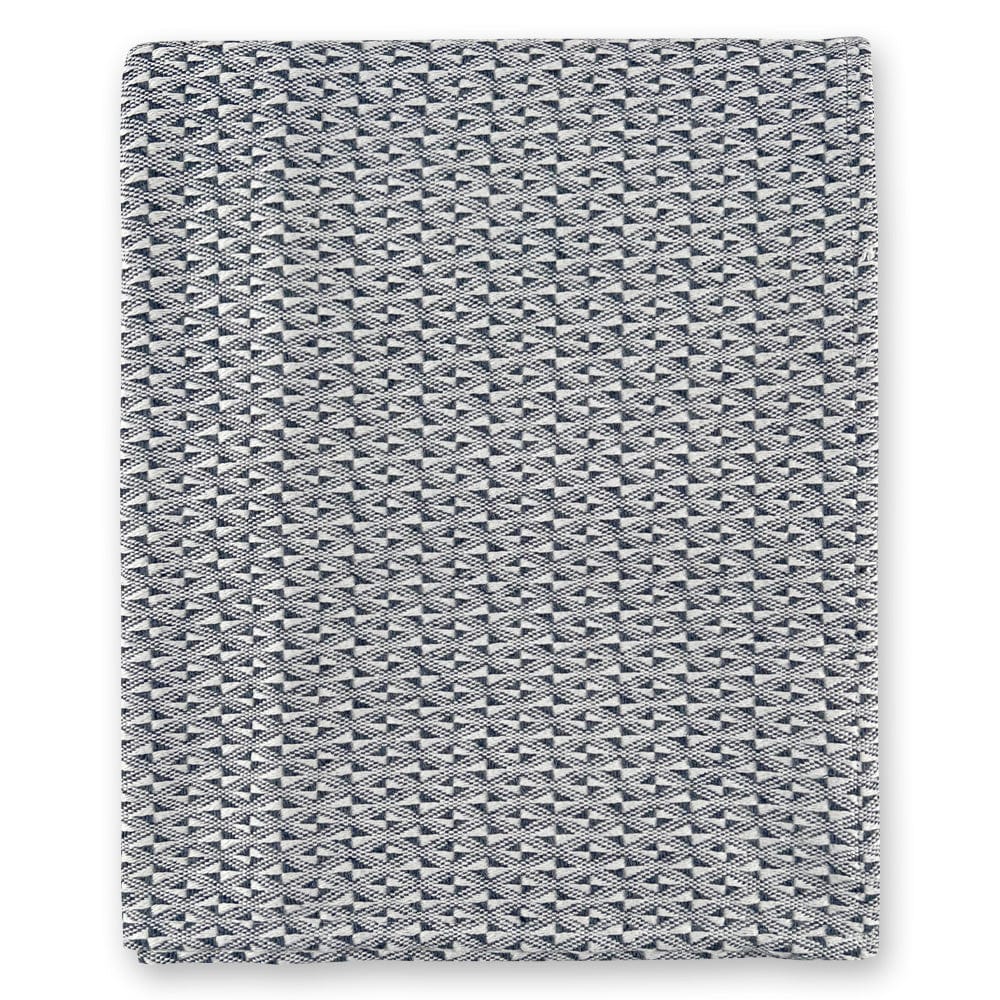 North Star Point Twill Blanket - Blue Current group-gallery Machine Washable north star sustainable