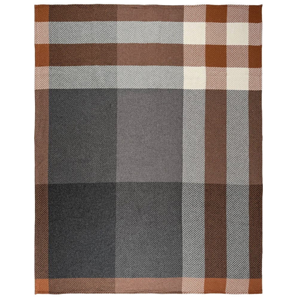 North Star Offset Plaid Throw - Rust Current group-gallery Machine Washable New Lower Price North Star Offset Plaid Throw personalization Sale sustainable throws