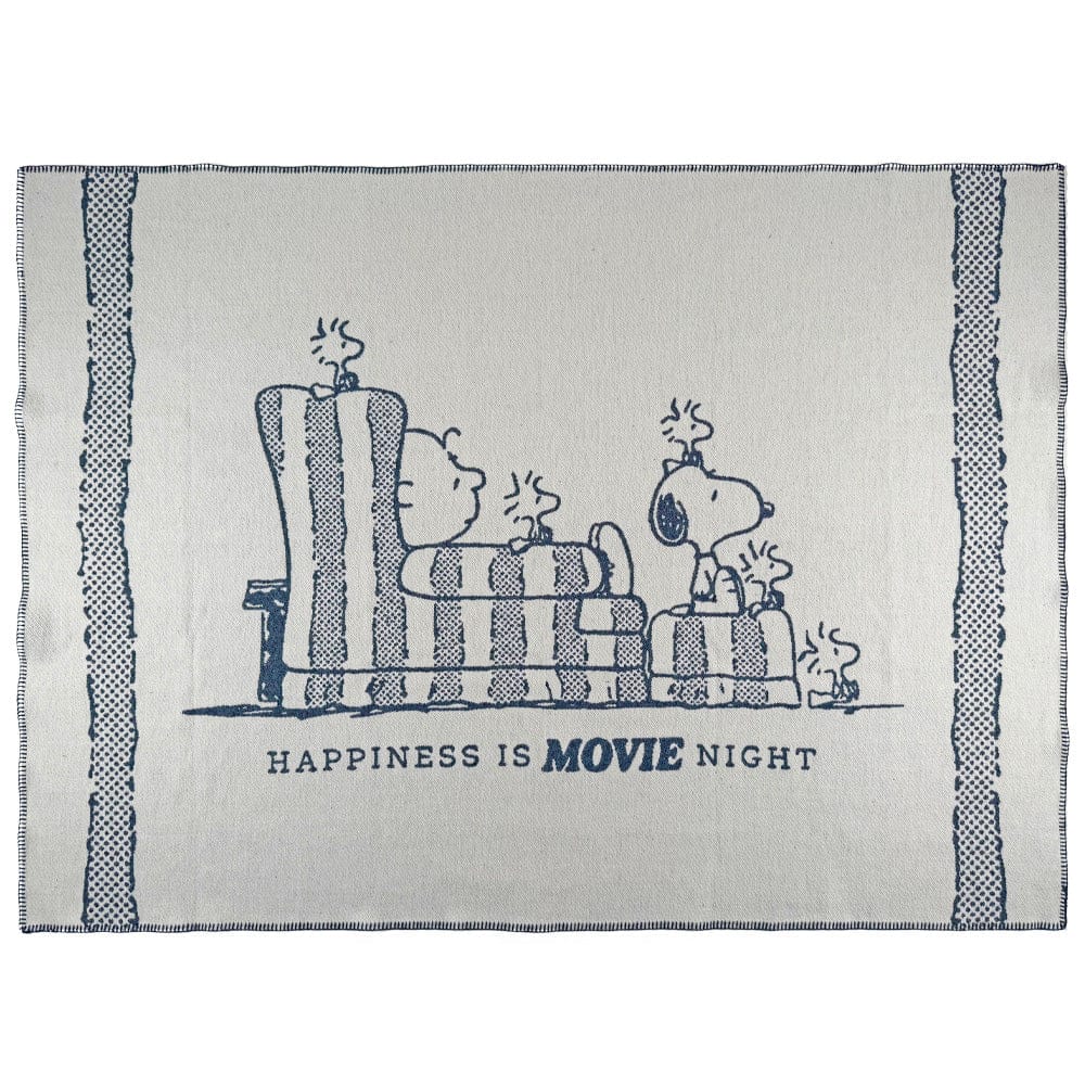 North Star Peanuts Movie Night Throw 50" x 60" Current Full Price group-gallery Machine Washable New Lower Price Sale sustainable throws