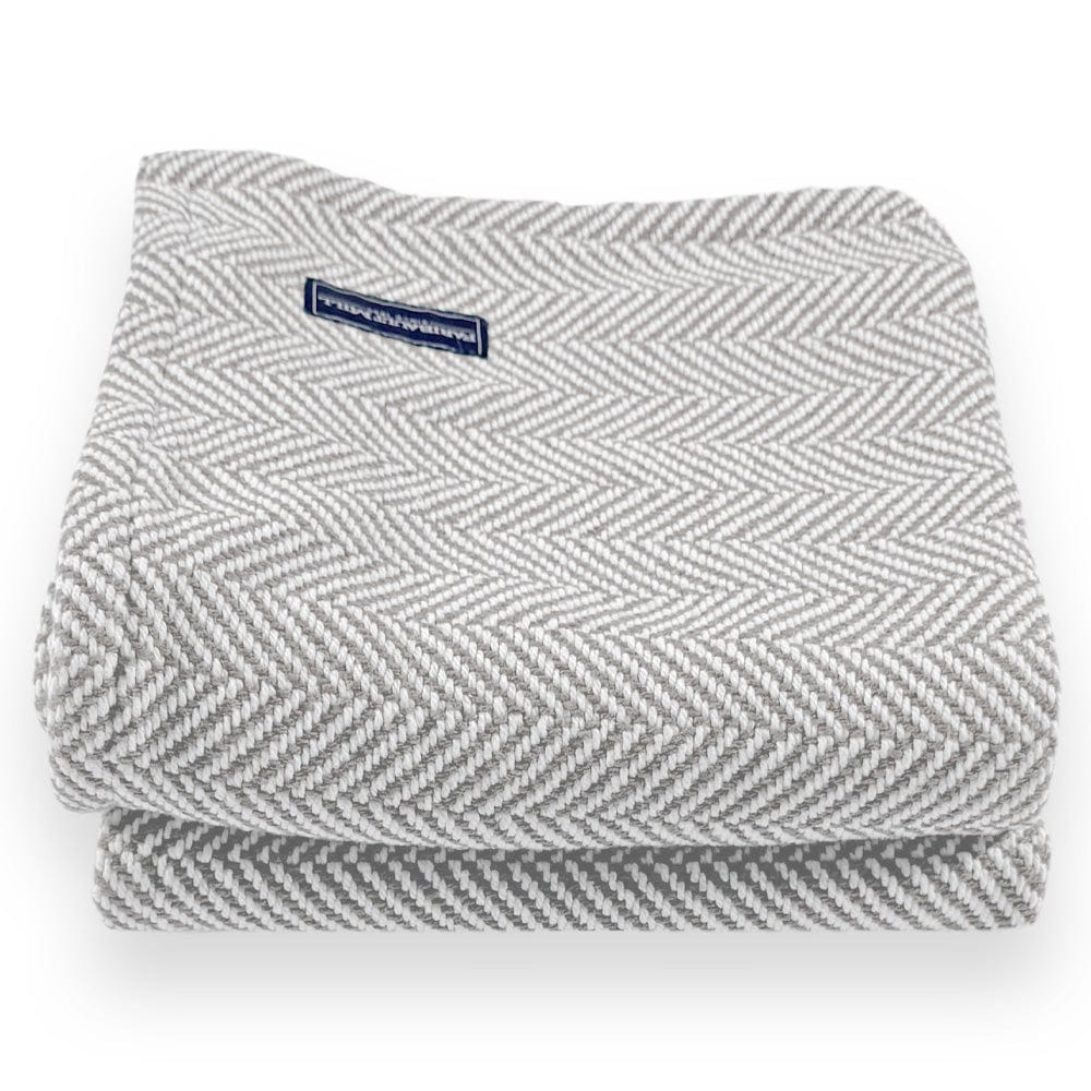 Penobscot Cotton Throw - Dove Gray active Current group-gallery machine washable New Lower Price Penobscot Cotton Throw Sale Stripes