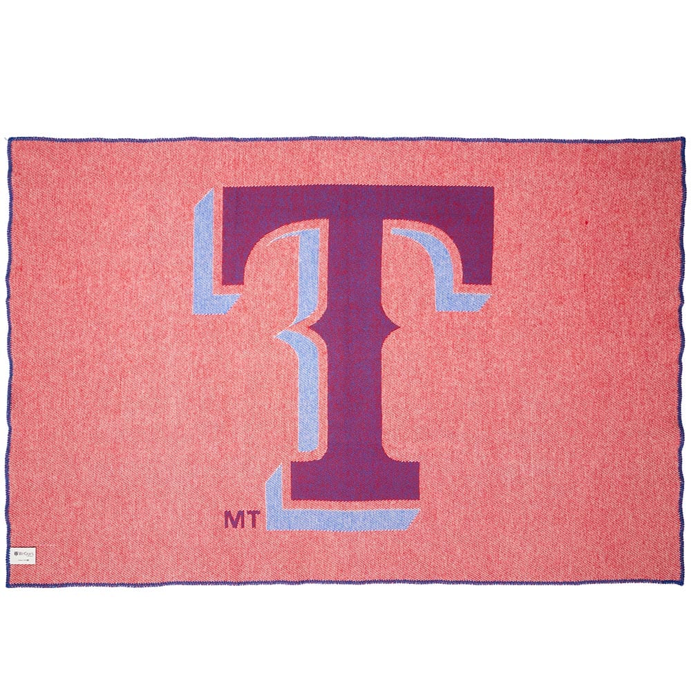 Texas Rangers Wool Throw Blanket active Current Dry clean or hand wash Full Price MLB New Lower Price personalization