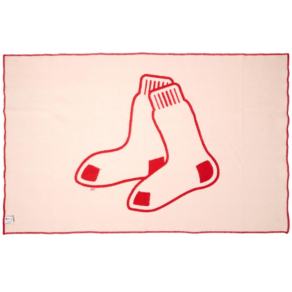 Boston Red Sox Wool Throw Blanket Faribault Mill