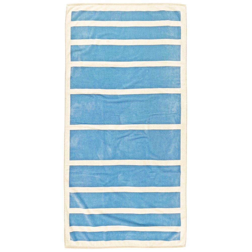 Reversible Framed Stripe Towel Light Blue active Current group-gallery machine washable Sale Stripes