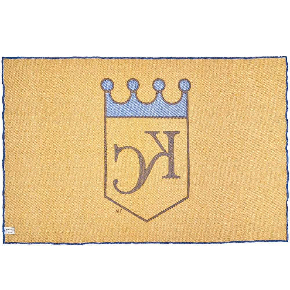 Kansas City Royals Wool Throw Blanket active Current Dry clean or hand wash Full Price MLB New Lower Price personalization