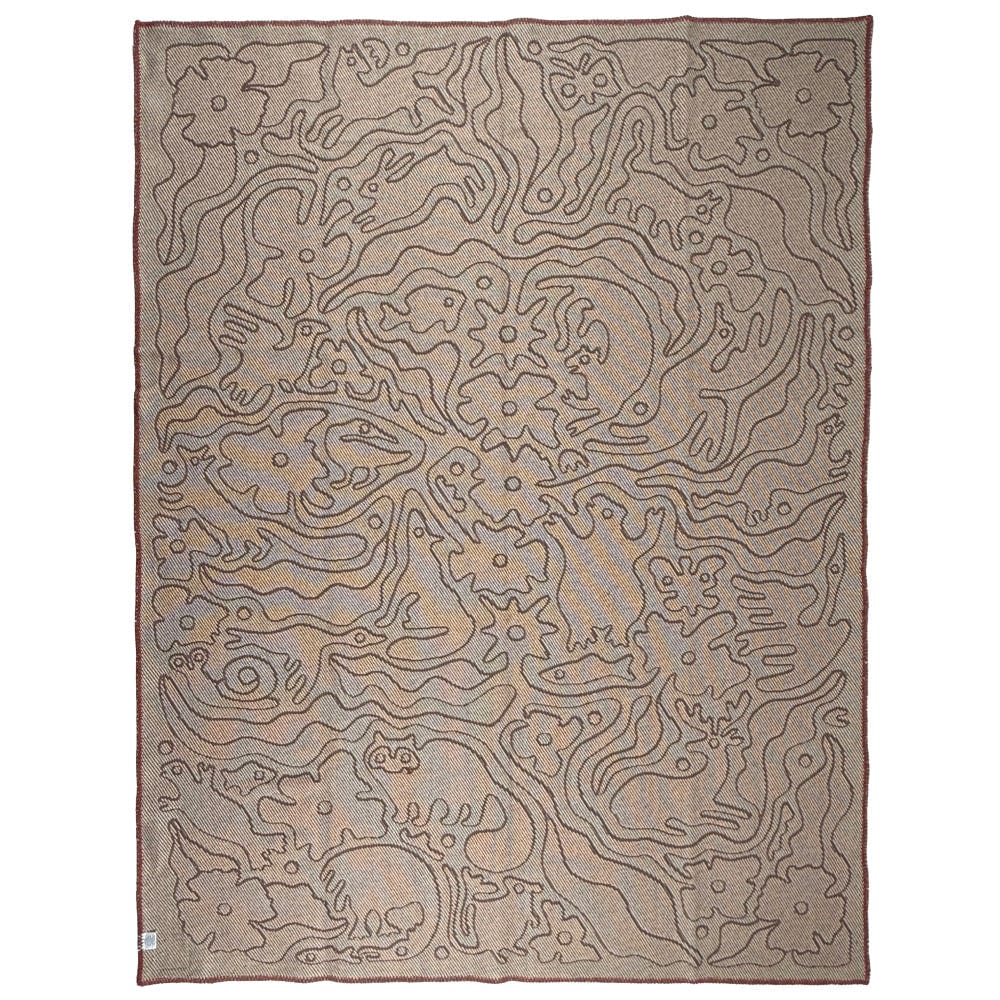 Rubinski Works Gidinawendimin Cotton Throw active Artist Collection Current Dry clean or hand wash New Lower Price Sale