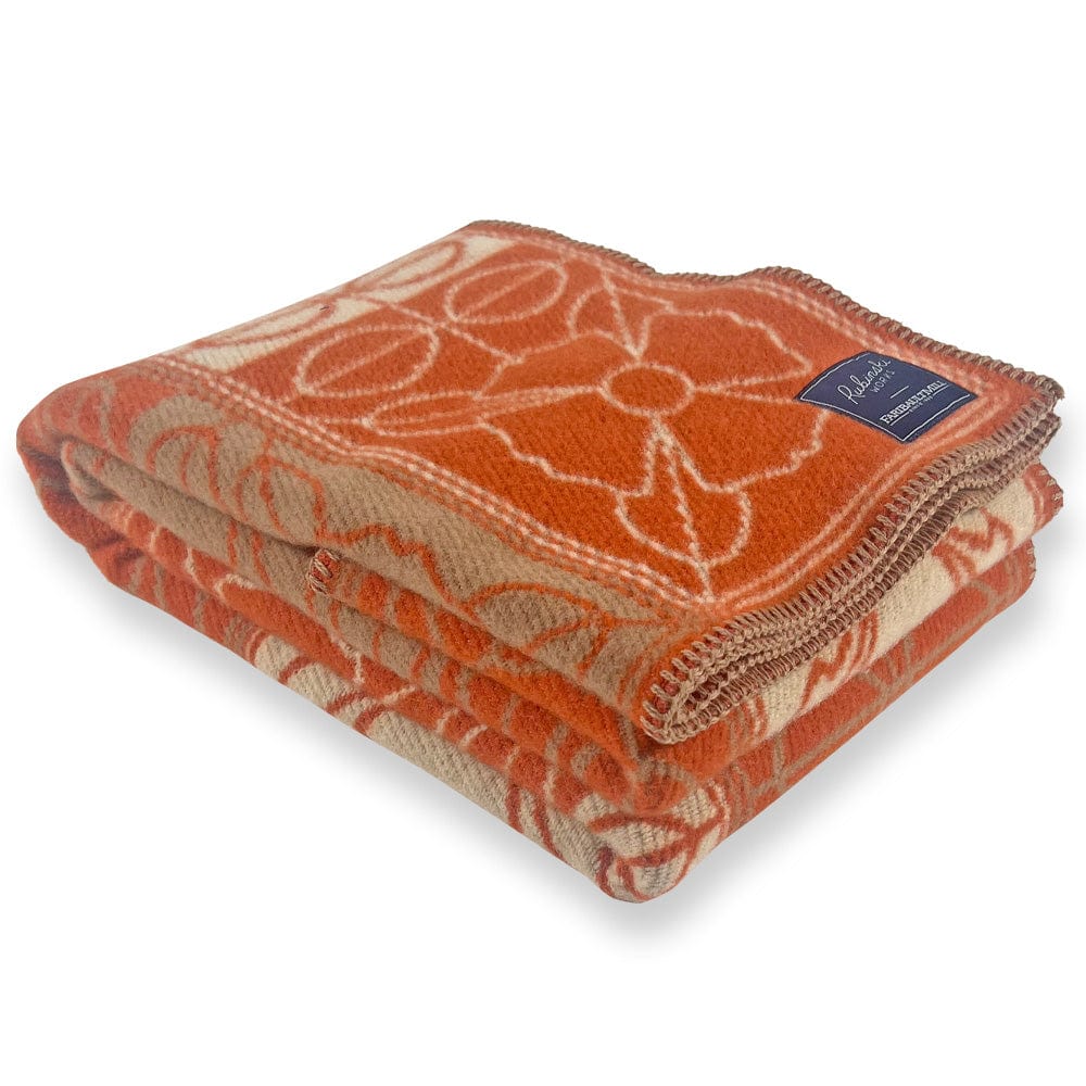 Rubinski Works Four Directions Flora Throw active Artist Collection Current Dry clean or hand wash Full Price Rubinski Works Wool Throw