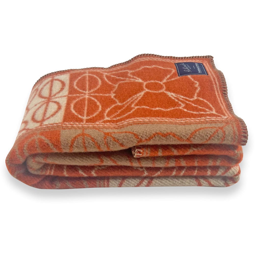 Rubinski Works Four Directions Flora Throw active Artist Collection Current Dry clean or hand wash Full Price Rubinski Works Wool Throw