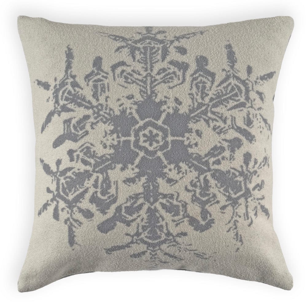 Snowflake Wool Pillow Case 20" x 20" active Current Dry clean or hand wash group-gallery New Lower Price Sale