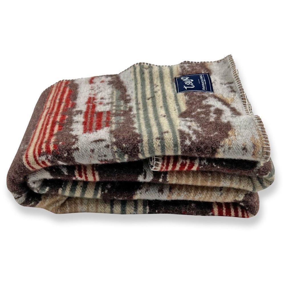 Factory Second Tayo Onadein Sahara Wool Throw Blanket active Artist Collection Current Dry clean or hand wash