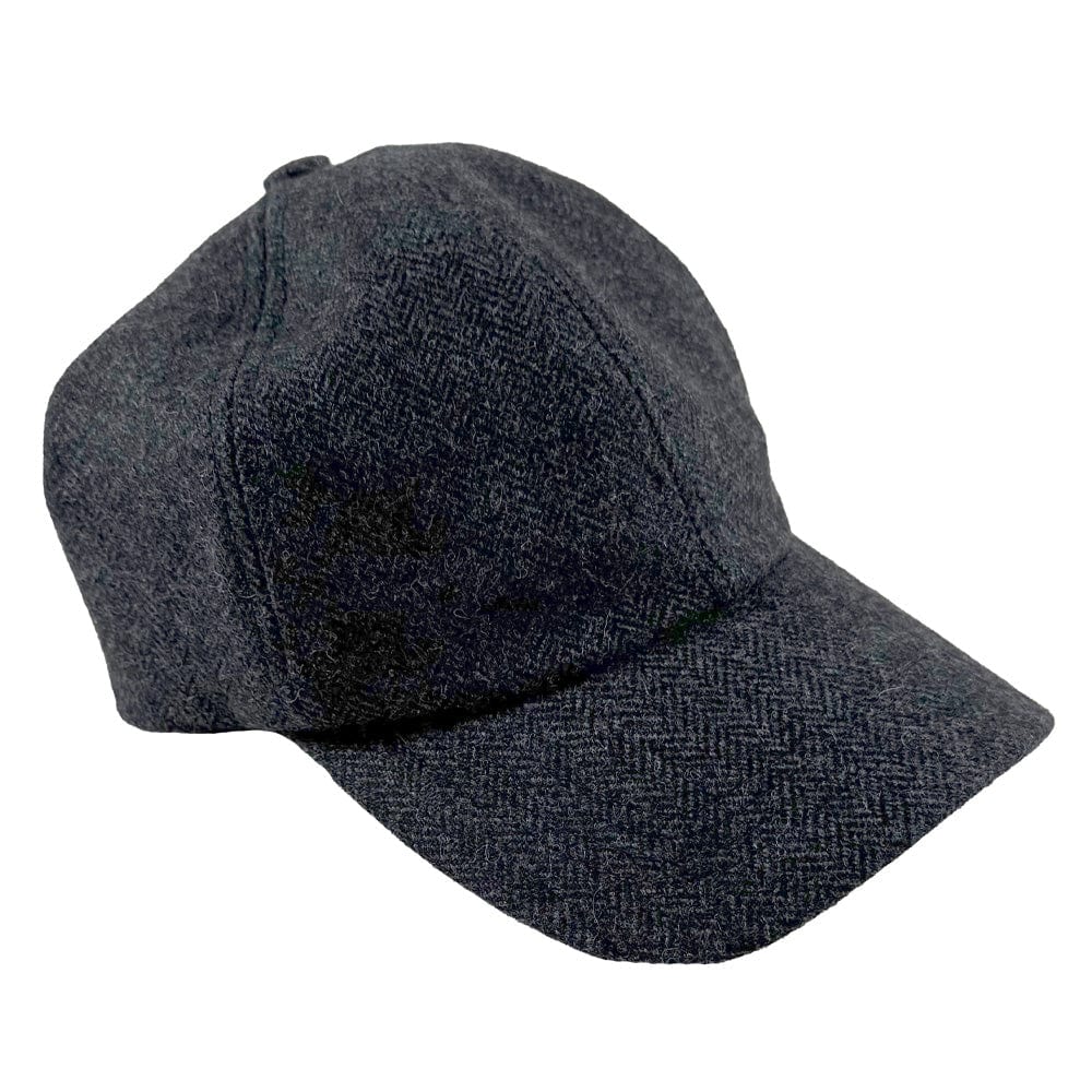 American Trench One Size Herringbone Wool Ball Cap - Navy