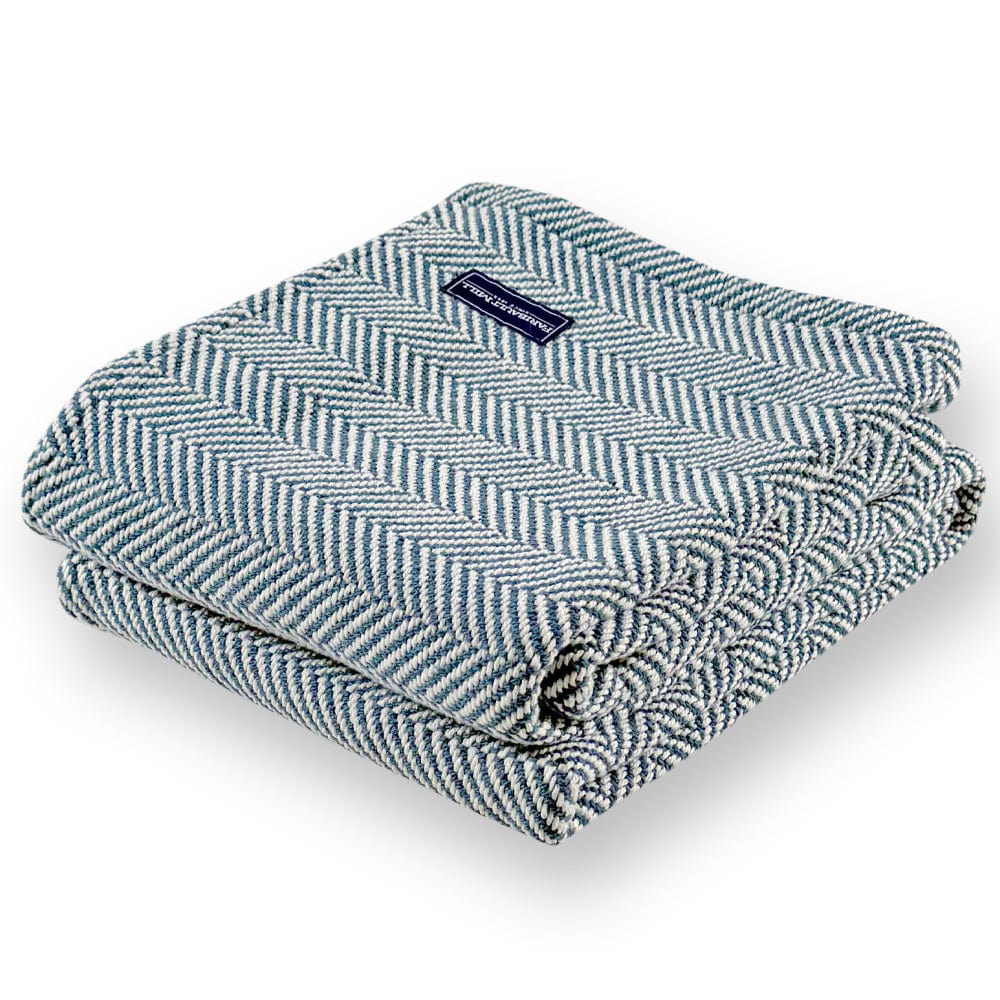 Brahms Mount 42" x 69" Penobscot Cotton Throw - Indigo