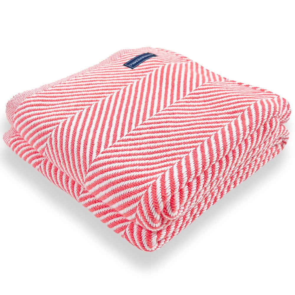 Brahms Mount Fringeless / Coral Factory Second Monhegan Cotton Without Fringe