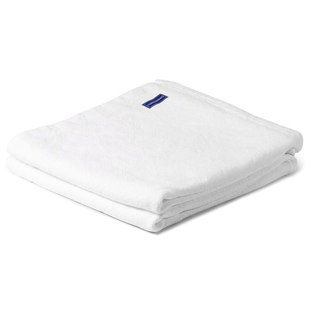 Brahms Mount Twin Pure & Simple Cotton Blanket - White