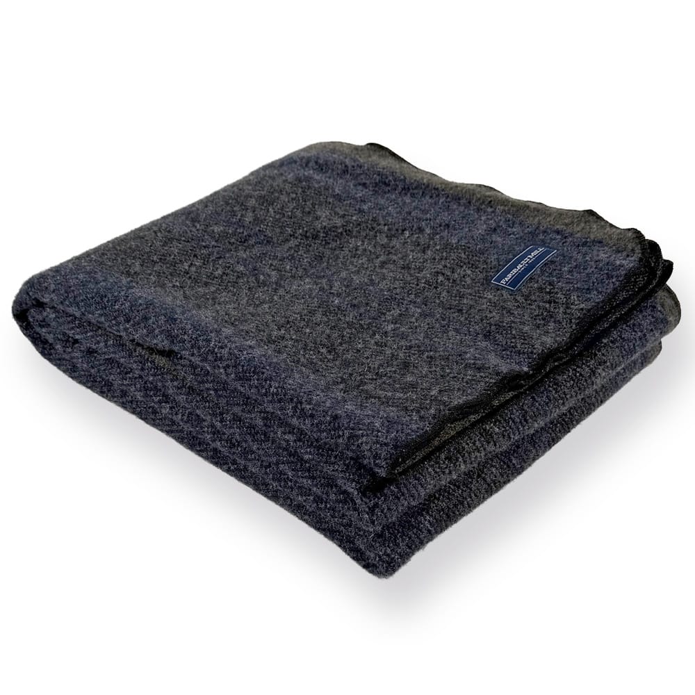Faribault Mill 45" x 60" Timberline Stripe Wool Throw