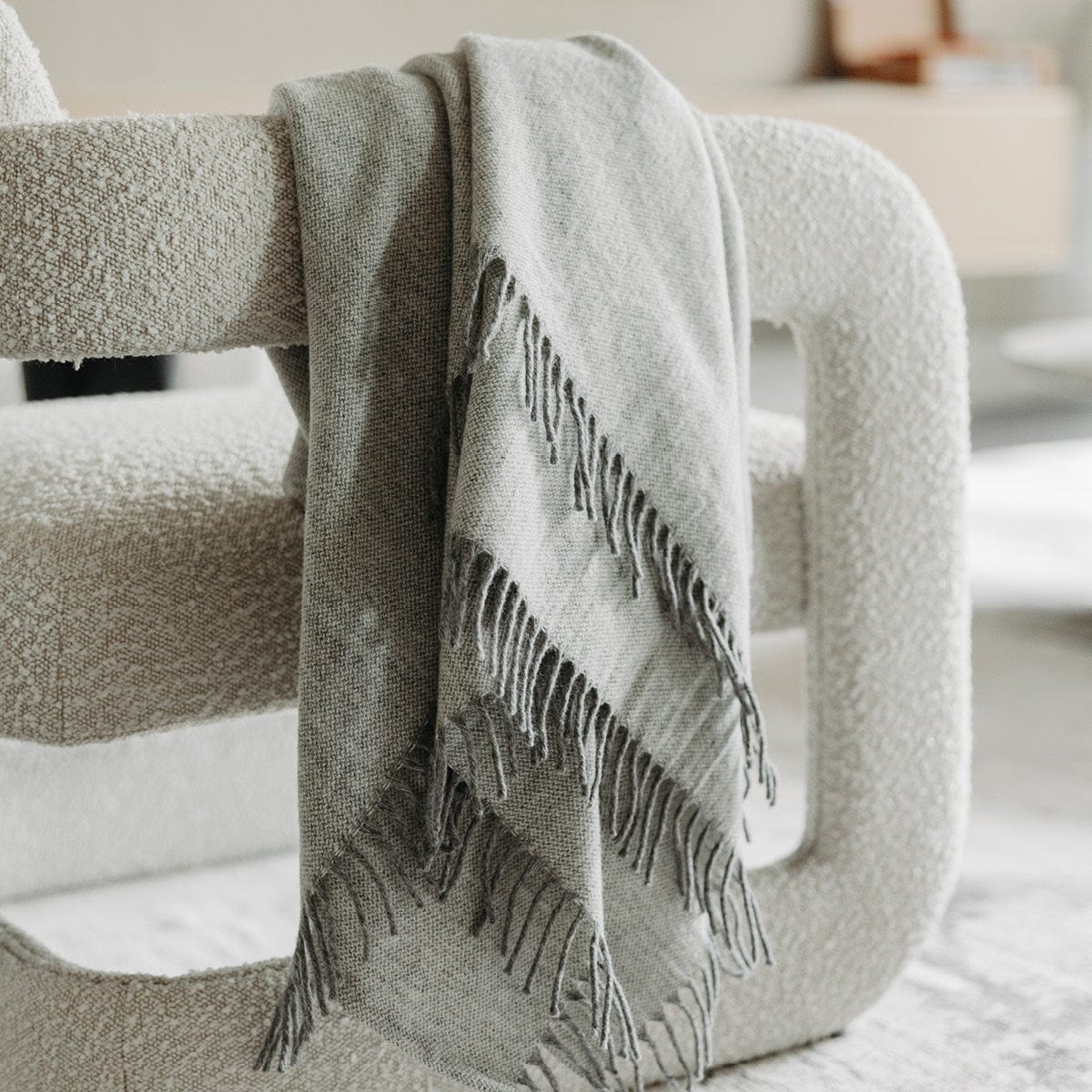 Faribault Mill Ashby Wool Throw Blanket
