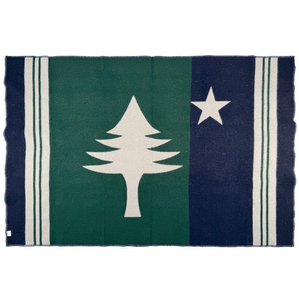 Faribault Mill Maine Flag Factory Second Maine Flag