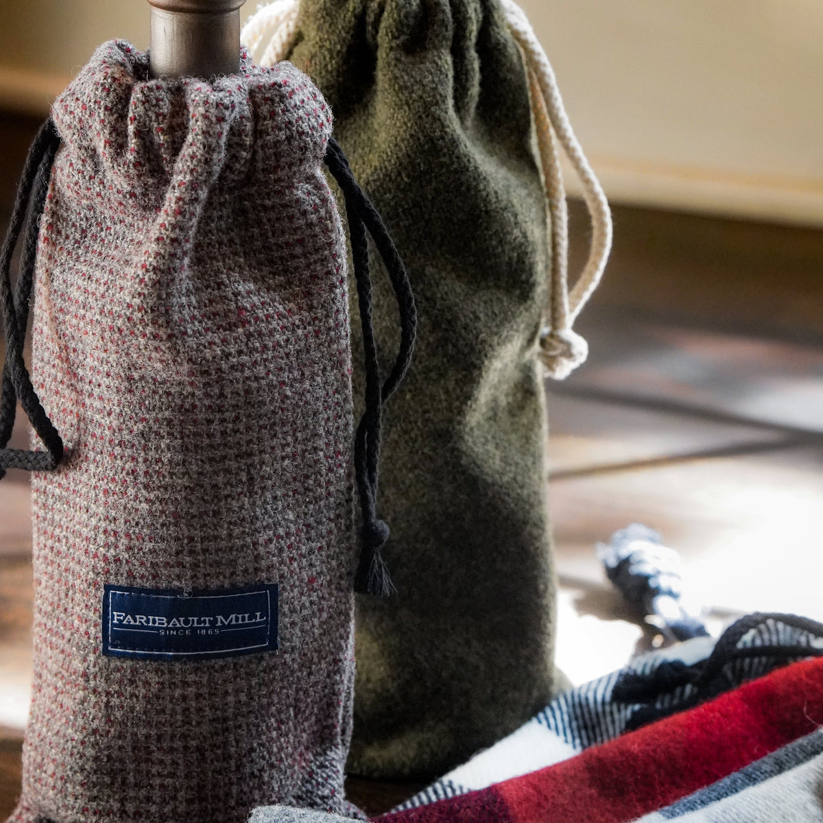 Faribault Mill Misc Miscellaneous Wine Bag