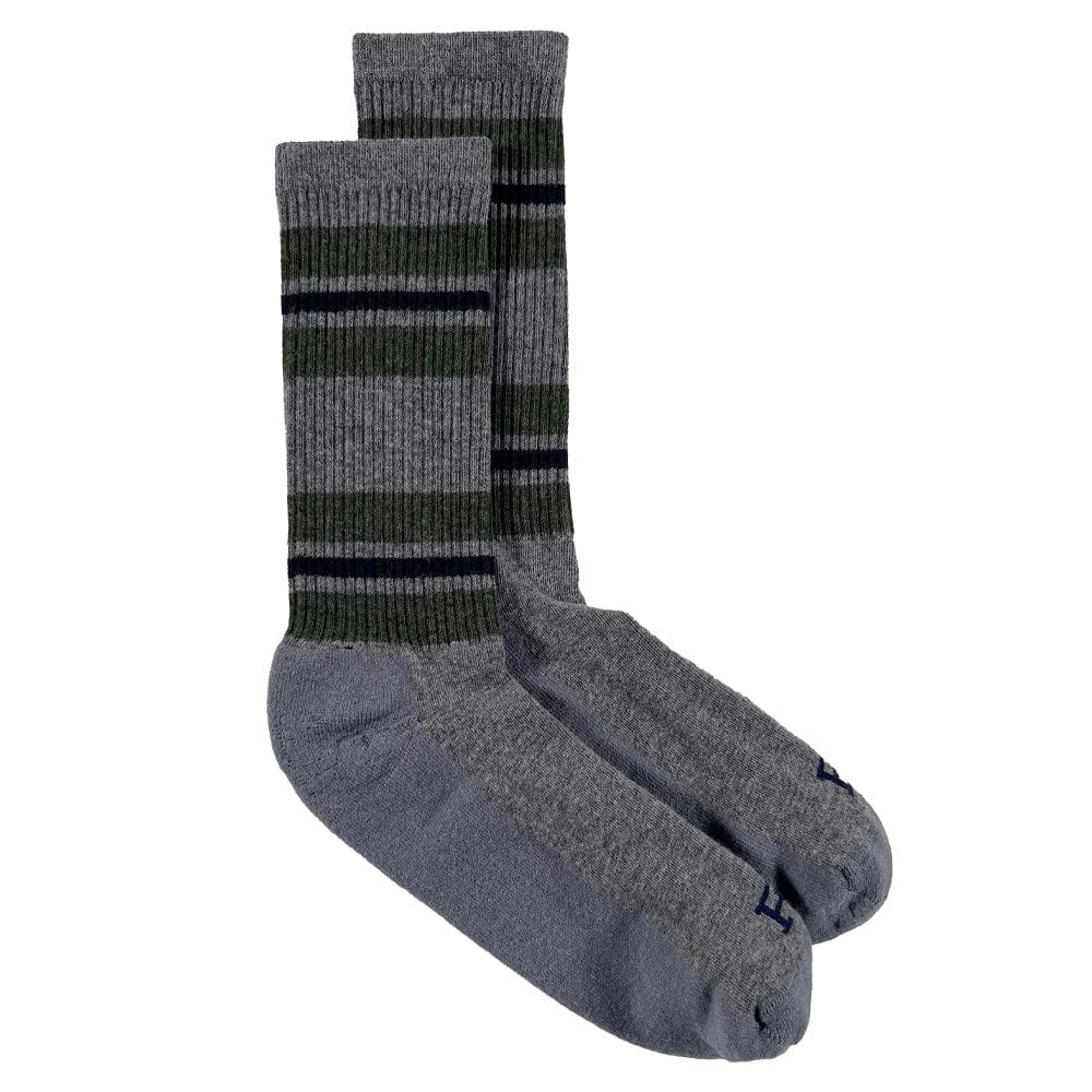 Faribault Mill One Size Cabin Wool Socks - Smoke