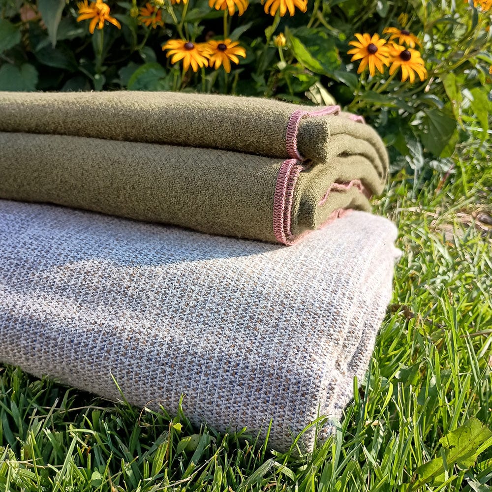 Faribault Mill Twin Zero Waste Blanket - Green