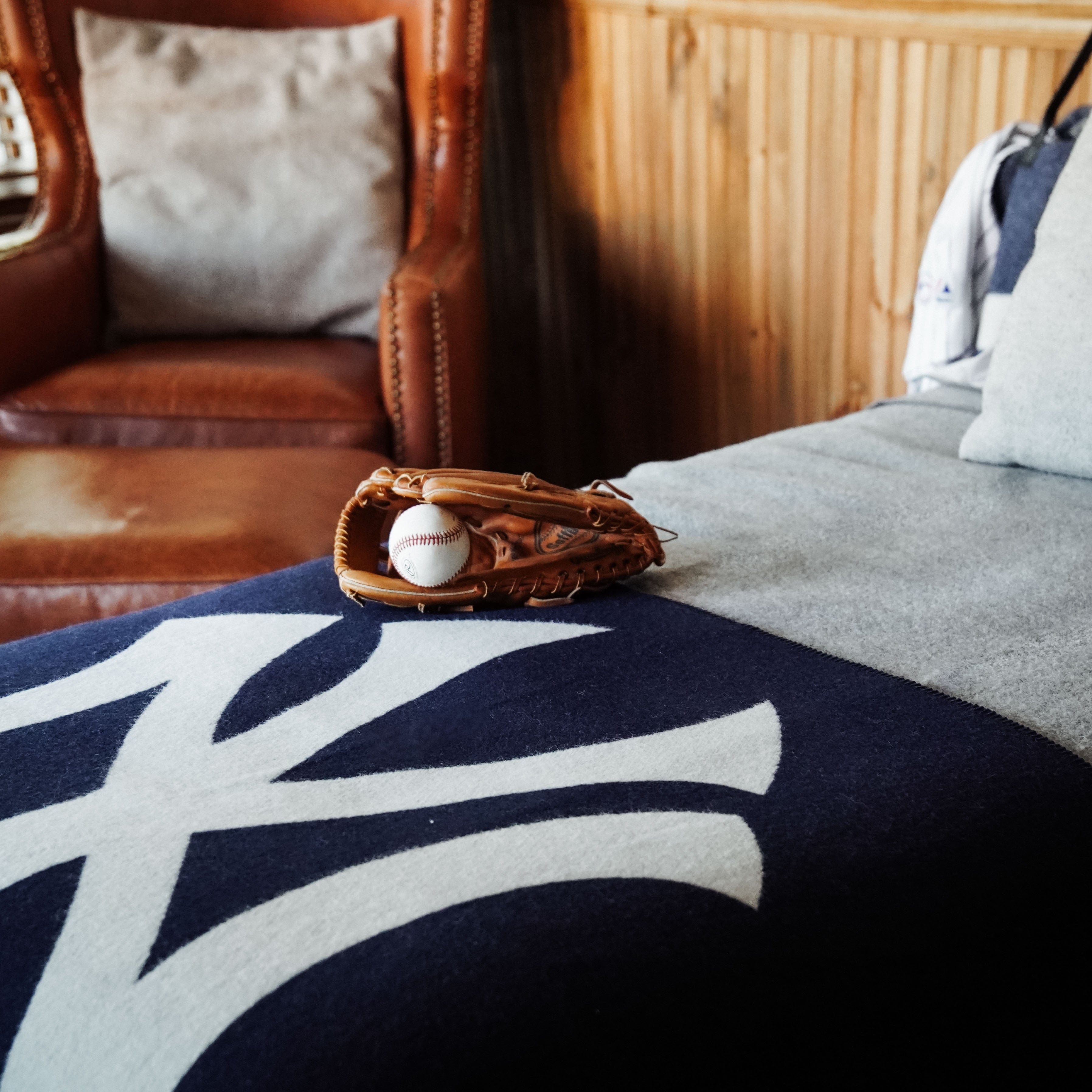 New York Yankees Wool Throw active Current Dry clean or hand wash MLB New Lower Price personalization Sale