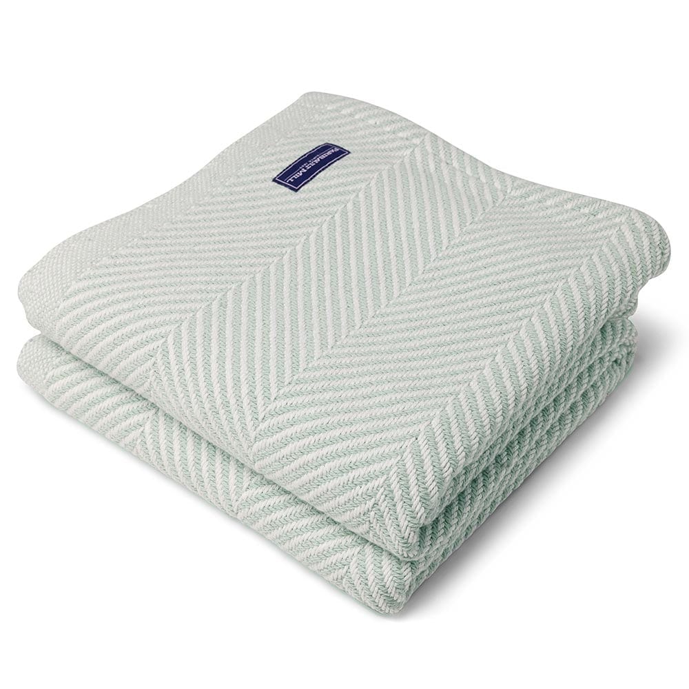 Monhegan Cotton Throw Without Fringe Surf