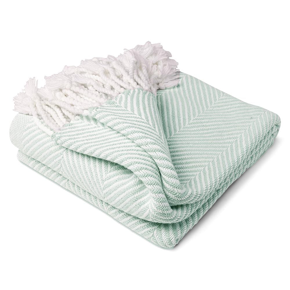 Monhegan Cotton Throw With Fringe active All Throws Best Seller Cotton Throws Current Full Price FWM group-gallery Herringbone Collection Herringbone Throw machine washable personalization Regular Priced Throws