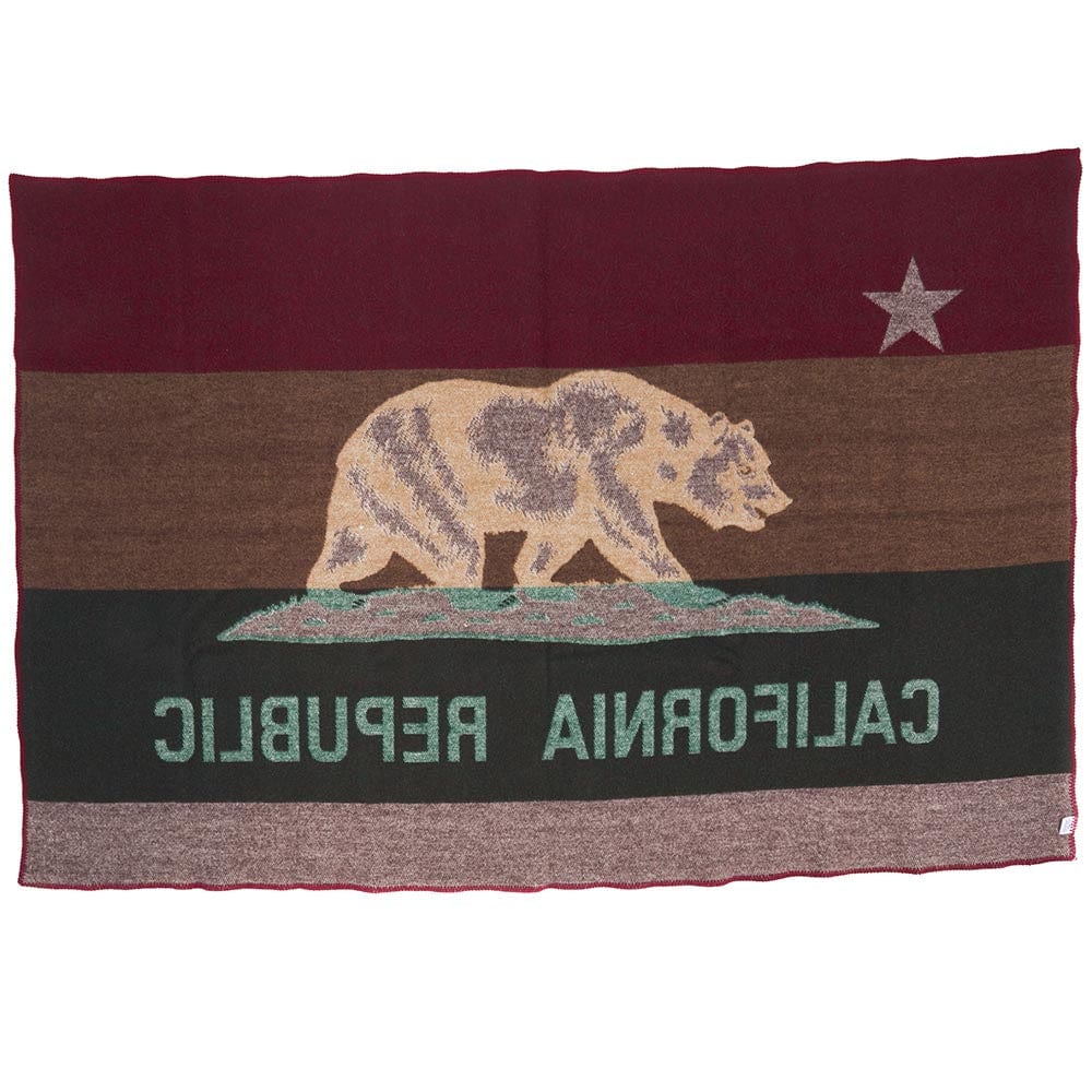 California Flag Wool Throw active Current Dry clean or hand wash Great Flags