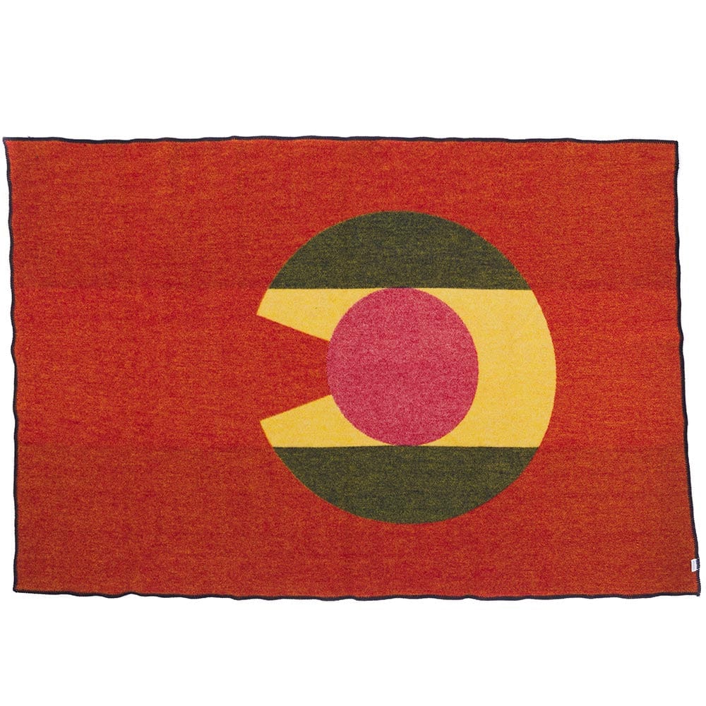 Colorado Flag Wool Throw active Current Dry clean or hand wash Full Price Great Flags