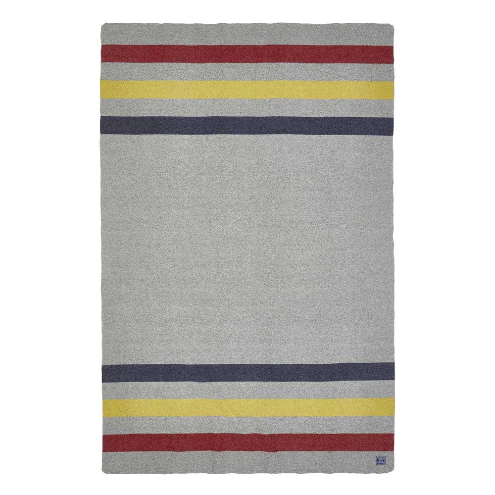 Frontier Wool Blanket - Gray active Current Dry clean or hand wash Frontier Wool Blanket Full group-gallery King New Lower Price personalization Queen Sale Stripes Twin
