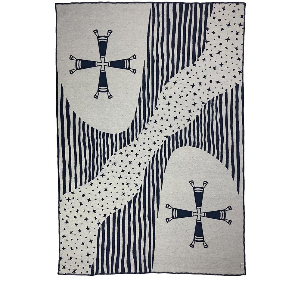 Dyani White Hawk "Journey" Wool Throw active Artist Collection Current Dry clean or hand wash New Lower Price