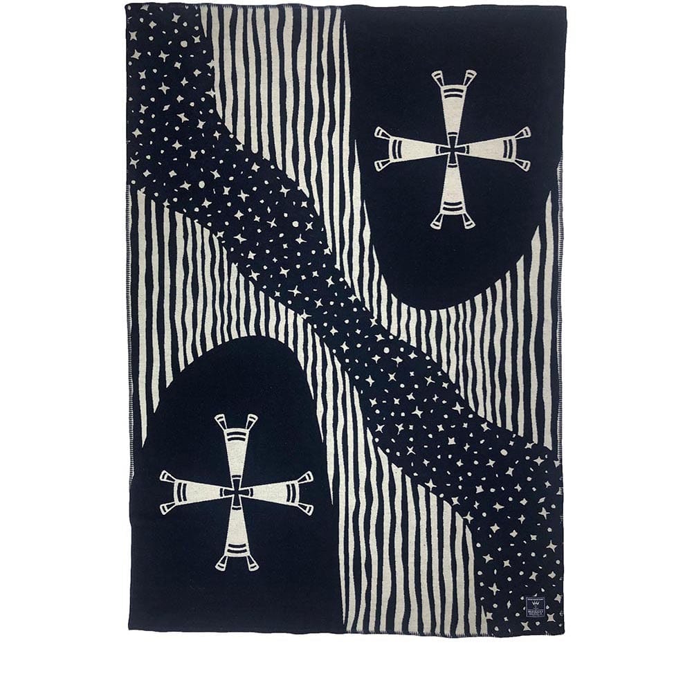 Factory Second Dyani White Hawk Wool Throw Journey