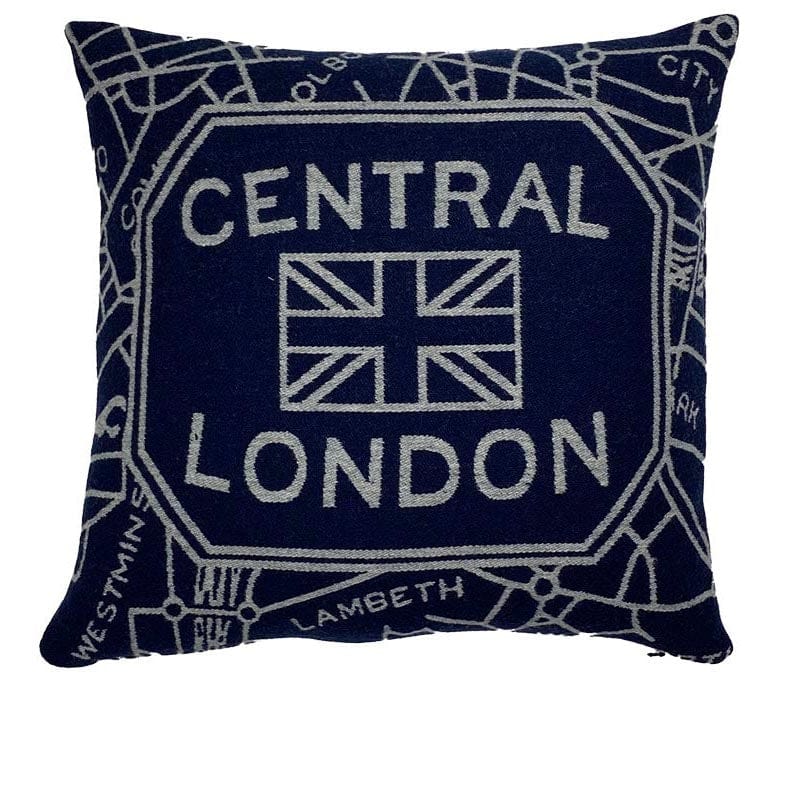 London Map Wool Pillow Case London Map active Dry clean or hand wash