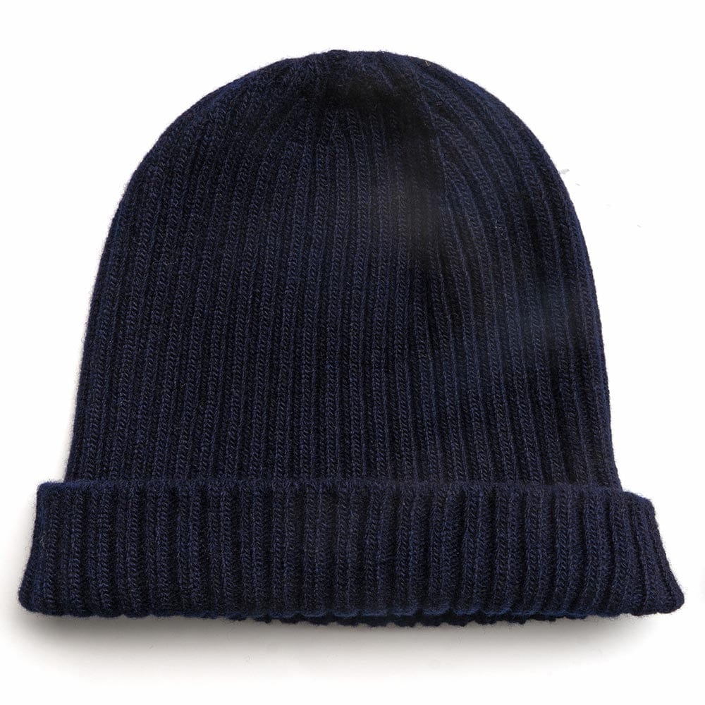 Lambswool Rib Beanie - Navy One Size active Beanies Current dry clean only group-gallery Lambswool Rib Beanie Sale