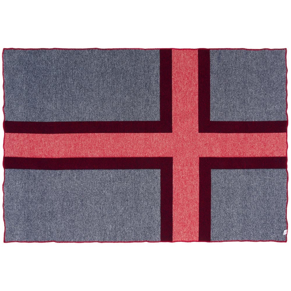 Factory Second Norwegian Flag Wool Throw active Dry clean or hand wash Great Flags