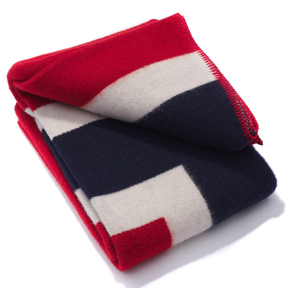 Norwegian Flag Wool Throw active Current Dry clean or hand wash Full Price Great Flags