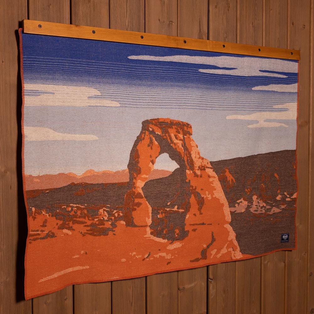 Arches National Park Wool Throw active Current Dry clean or hand wash Full Price National Park Wool Throws